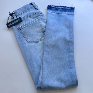 Blank NYC Jeans Women’s Size 24 Blue The Madison High Rise Crop
